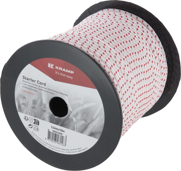KRAMP Starterkabel 5,5 mm x 100 m weiß - 1 Rolle - KR0551000W