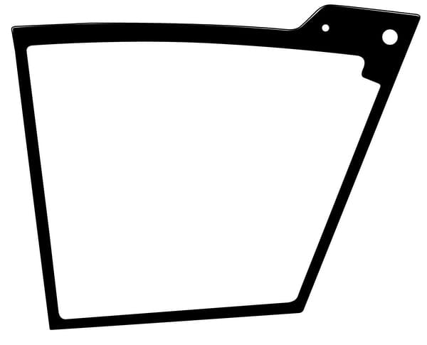 KRAMP Türscheibe, unten D30016