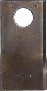 Mower blade right 93x47x3 mm, bore Ø 19 mm, suitable for Taarup / PZ, pack of 25 - 25 pieces