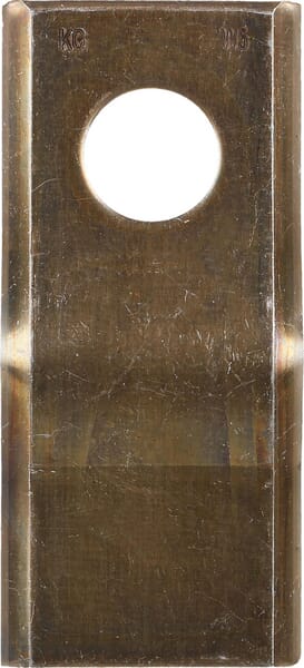 Mower blades 105x47x3 mm, bore Ø 21 mm, suitable for Taarup / Claas / Krone / Massey Ferguson / PZ / Vicon - 25 pieces