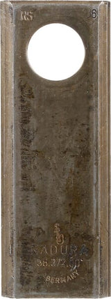 Mower blade left / right 110x40x3 mm, bore Ø 20.50 mm, suitable for Taarup - 25 pieces