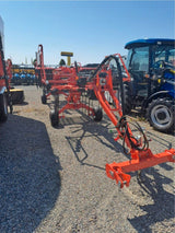 KUHN GA 6632 2-Kreisel Schwader mit seitlicher Ablage