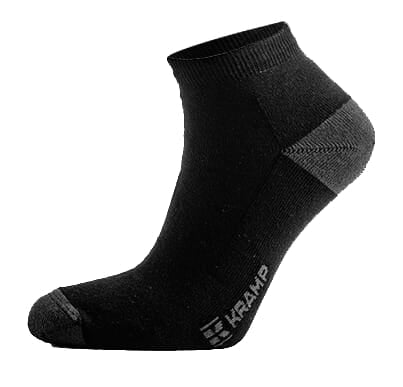 KRAMP Sneaker-Socken hoch UK: 9-11 (44-46) schwarz, 2 Paar - 1 Packung - KW12900040346
