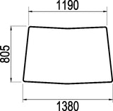 KRAMP Frontscheibe L112972N