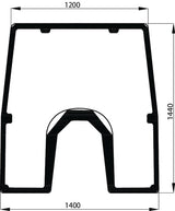 KRAMP Frontscheibe L173349N