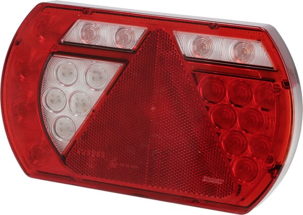 KRAMP Multifunktions-Heckleuchte LED, SMART, 12V, 236x140x24,3mm, Bajonett 5-polig, Kramp L26060P5LH5SM