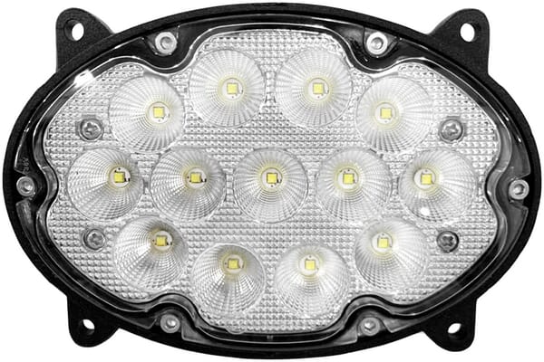 KRAMP Arbeitsscheinwerfer LED, 39W, 3500lm, oval, 10/30V, 138x93x69mm, breit flutend, 13 LED's, Kramp LA10600