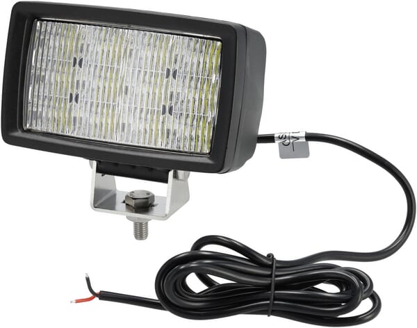 KRAMP Arbeitsscheinwerfer LED, 40W, 5600lm, rechteckig, 12/24V, weiß, 157x117x76.3mm, Flood, 12 LED's - 1 Stück - LA10630