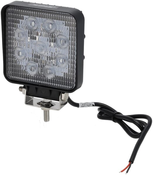 KRAMP Arbeitsscheinwerfer LED, 27W, 2376lm, rechteckig, weiß, 107x38.8x136mm, flood, Kramp - 1 Stück - LA10904