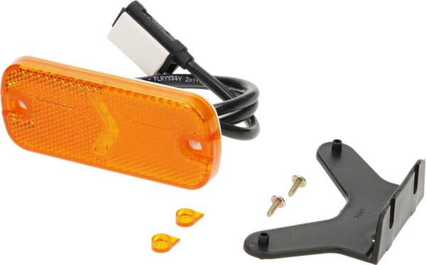 Rectangular side marker light with Jaeger connection LED 12-24V KRAMP
