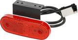 KRAMP Hintere Positionsleuchte rechteckig mit  Jaegeranschlussmit Halter LED 12-24V KRAMP LA30117