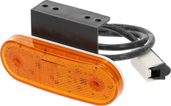 KRAMP Seitenmarkierungsleuchte rechteckig mit Jaegeranschluss mit Halter LED 12-24V KRAMP LA30120