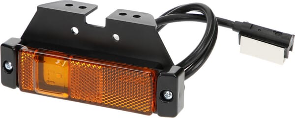 Side marker light rectangular with Jaeger connection with holder LED 12-24V KRAMP
