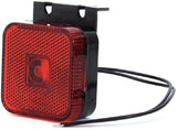 KRAMP Hintere Positionsleuchte quadratisch mit Kabelanschlussmit Halter LED 12-24V KRAMP LA30140