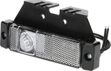 KRAMP Rechteckige ,vordere Positionsleuchte mit Kabelanschluss und Halter LED12-24V KRAMP LA30143