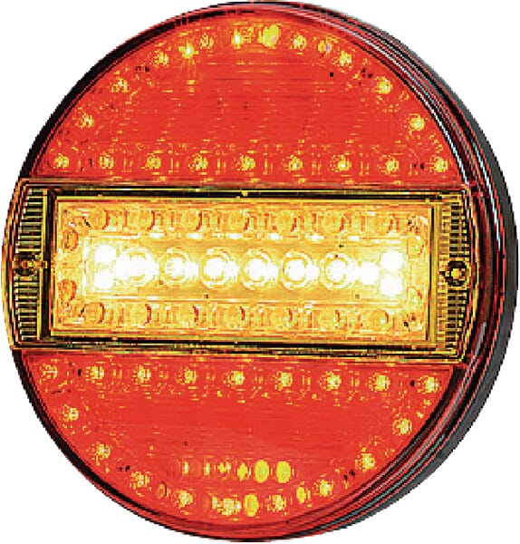 KRAMP Rücklicht multifunktional rund 7 pins LED 12-24V KRAMP LA40014