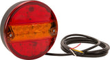 KRAMP Multifunktions-Rücklicht-LED, rund, 12V (integrierter Widerstand), Ø 142 mm, Kramp LA40039