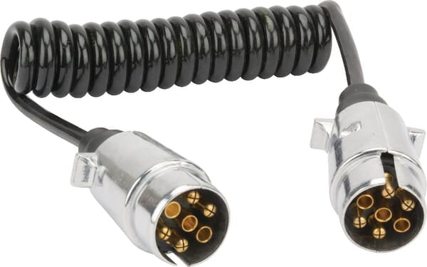 KRAMP Spiralkabel 12V/7pol. - 1,75m LA404101