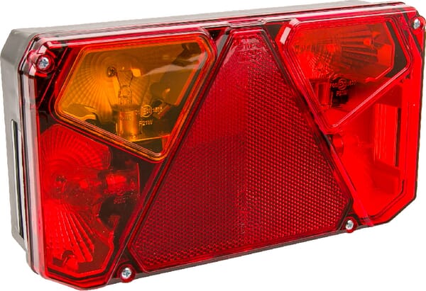 KRAMP Rücklicht multifunktional Rechteck 5 pins links halogen 12V oder 24V KRAMP LA40907