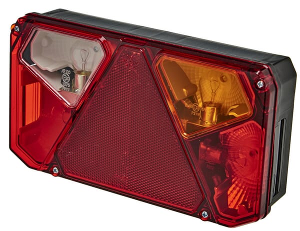 KRAMP Rücklicht multifunktional Rechteck 5 pins rechts halogen  12V oder 24V KRAMP LA40908