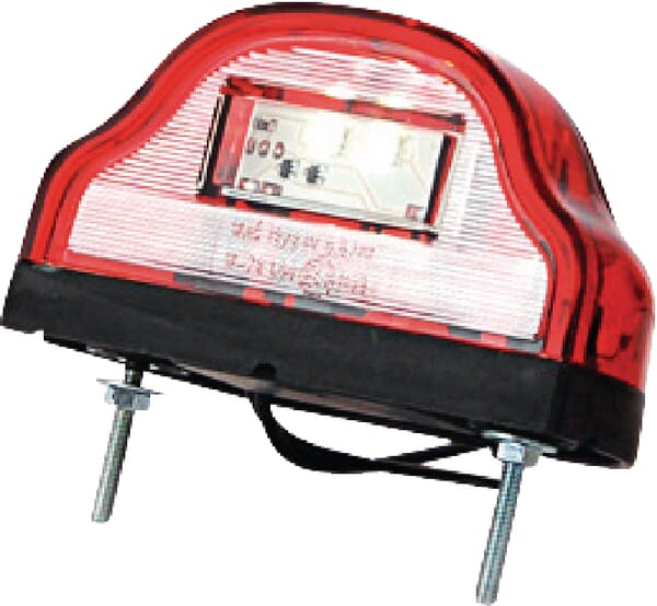 KRAMP Nummerschildbeleuchtung  rot LED 12-24V KRAMP LA41001