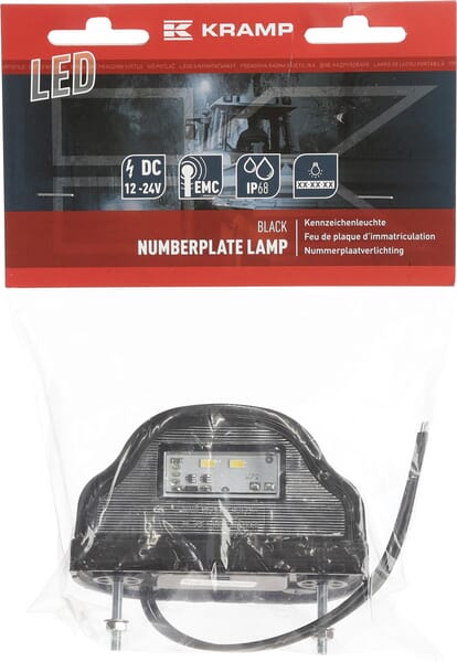 KRAMP Nummernschildbeleuchtung, LED, Kabel 2 m LA410022M