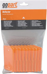 KRAMP Reflektor, Orange, rechteckig - 10 Stück LA75002