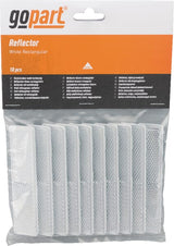 KRAMP Reflektor, weiß, rechteckig - 10 Stück LA75013