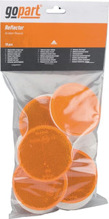 KRAMP Reflektor, Orange, rund - 10 Stück LA75020