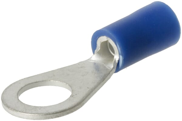 KRAMP Augenkabelschuh, blau, 1.5-2.5mm² Ø6mm (100x) - 100 Stück - LA9085CKR