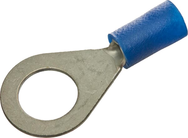 KRAMP Augenkabelschuh, blau, 1.5-2.5mm² Ø8mm (100x) - 100 Stück - LA9100CKR