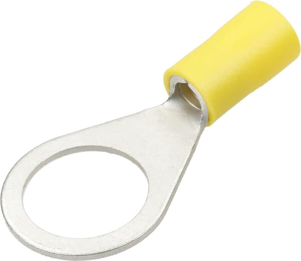 KRAMP Augenkabelschuh gelb, 4-6 mm², Ø12 mm² (50x), Kramp - 50 Stück LA9170KR