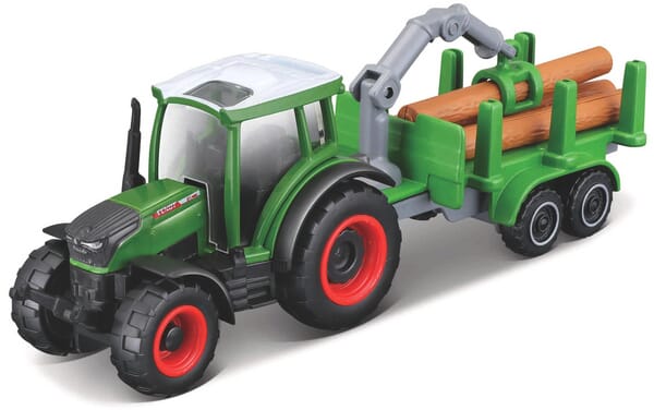 Fendt209 with wooden trailer