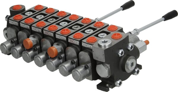 Section valve, 7 sections