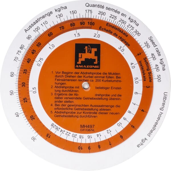 Amazone Nivellierteller D=120 MH963