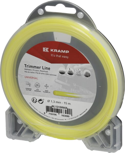 KRAMP Mähfaden Ø 1.3mm 15m rund gelb Kramp NL1315RKR