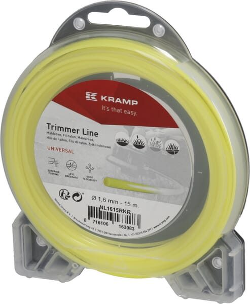 KRAMP Mähfaden Ø 1.6mm 15m rund gelb Kramp NL1615RKR