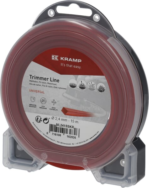 KRAMP Mähfaden Ø 2.4mm 15m viereckig rot Kramp NL2415SKR