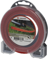 KRAMP Mähfaden Ø 2.4mm 15m gedreht geräuscharm rot Kramp NL2415TCKR
