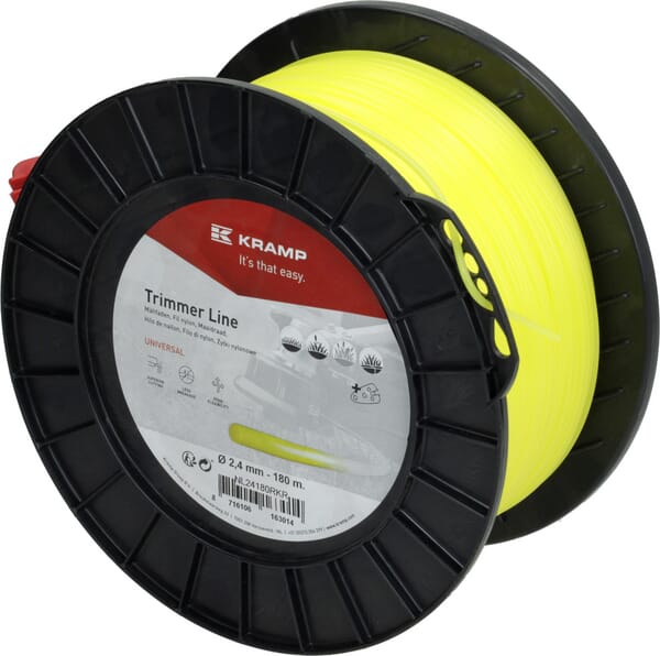 KRAMP Mähfaden Ø 2.4mm 180m rund gelb Kramp NL24180RKR
