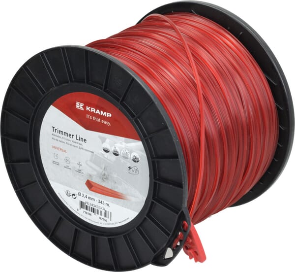 KRAMP Mähfaden Ø 2.4mm 343m viereckig rot Kramp NL24343SKR