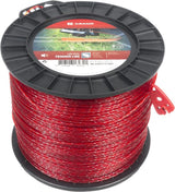KRAMP Mähfaden Ø 2.4mm 437m gedreht geräuscharm rot Kramp NL24437TCKR
