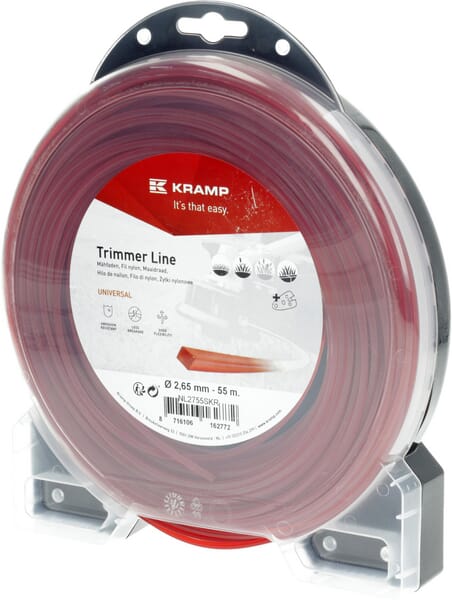 KRAMP MähfadenØ 2.65mm 55m viereckig rot Kramp NL2755SKR