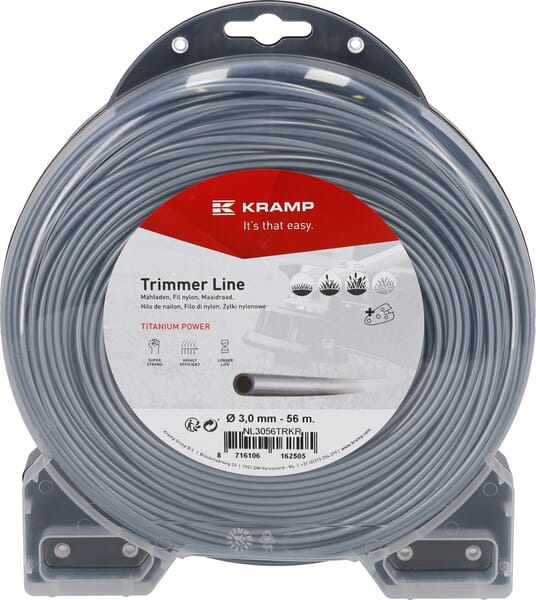 KRAMP Mähfaden Ø 3mm 56m Titanium Power grau Kramp NL3056TRKR