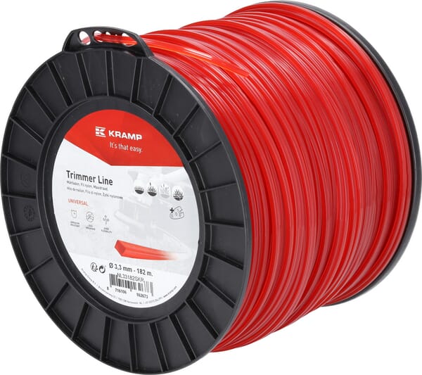 KRAMP Mähfaden Ø 3.3mm 182m viereckig rot Kramp NL33182SKR