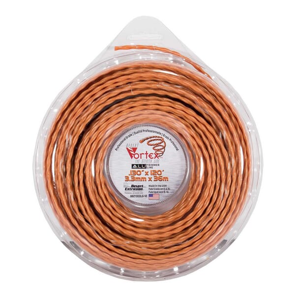 KRAMP Nylonschnur 3,3mm 36m Drall, Vortex Alu NL3336VORA