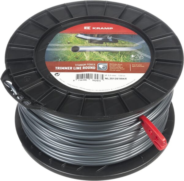 KRAMP Mähfaden Ø 3.5mm 120m Titanium Power grau Kramp NL35120TRKR