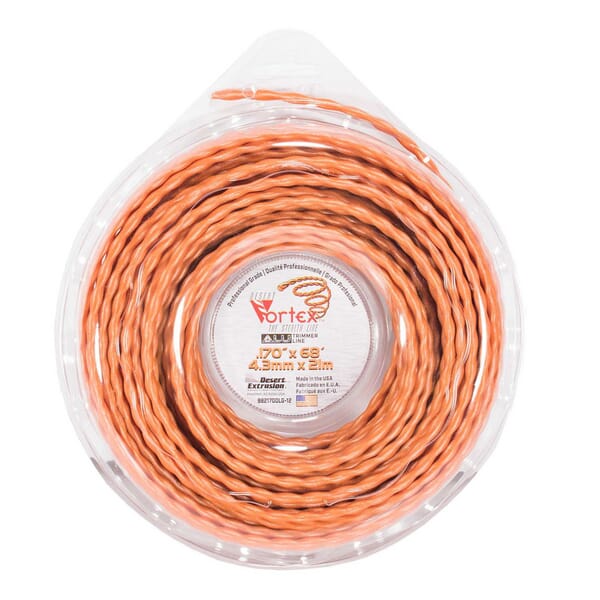 KRAMP Nylonschnur 4,3mm 21m Drall, Vortex Alu NL4321VORA