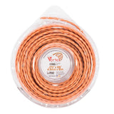 KRAMP Nylonschnur 4,3mm 21m Drall, Vortex Alu NL4321VORA