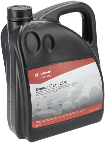 KRAMP Kühlmittel K12+ gebrauchsfertig-25°C 5 L - 4 Kanister - OAT251005KR